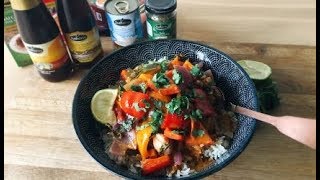 De echte recept uit Thailand rode curry met kip [upl. by Ahen]