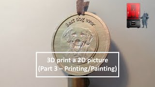 3D print a 2D picture Part 3  PrintingPainting [upl. by Adnwahsal546]