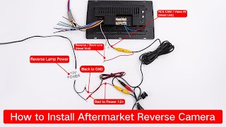 Powering your backup camera and how to use that extra wire  Crutchfield [upl. by Salohcin]