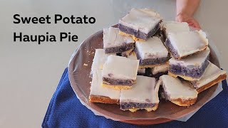 BEST Okinawan Sweet Potato Haupia Pie Recipe 🍠 🥧  How To Bake An Entire Pie from Scratch [upl. by Naivart]