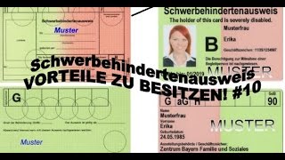 Schwerbehindertenausweis VORTEILE ZU BESITZEN [upl. by Trout]