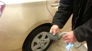 How to wets sand a run after clear coating a bumper [upl. by Dolloff]