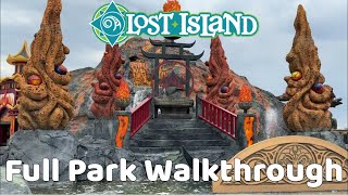 Lost Island Theme Park Full Walkthrough 060323 Unedited No Commentary Copyright Free [upl. by Olatha]