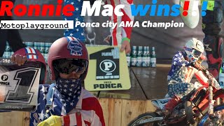 Ronnie Mac Wins Moto Playground Ponca City champion 🇺🇸 [upl. by Thurman]