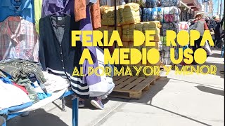 Feria de ropa usada americana coreana y otros Bolivia [upl. by Niel17]