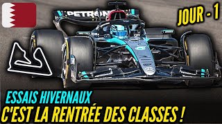 RÉSUMÉ ESSAIS HIVERNAUX JOUR 1  LA FORMULE 1 EST DE RETOUR [upl. by Gennaro]