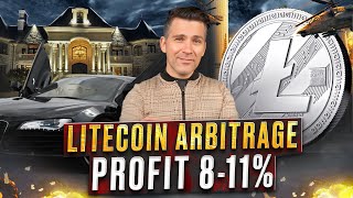 Crypto Arbitrage  How Litecoin Arbitrage Work In 2024  Profit 11  Crypto Scheme [upl. by Ennylhsa]