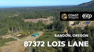 87372 Lois LN  Bandon Oregon 26 Acres of Land amp Shop For Sale [upl. by Hussar957]