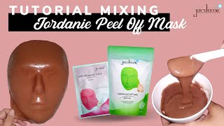 Tutorial Mixing Jordanie Peel Off Mask [upl. by Aidekal]