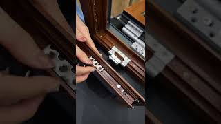 Casement window sash installation process windows aluminium [upl. by Sion38]