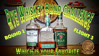 Rye Whiskey Blind Challenge  Round 1 Flight 3 [upl. by Ailyt]