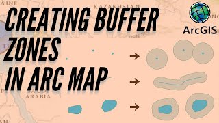 Creating Buffer Zones In Arc Map [upl. by Rehpotsirh]