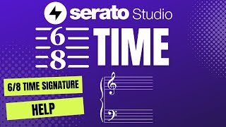 68 Time Signature in Serato Studio seratostudio [upl. by Danella]