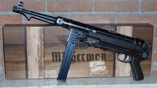 Umarex Legends MP German MP40 Legacy Edition CO2 Kal 45mm Stahl BB  Review und Schusstest [upl. by Akcimat516]