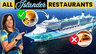 We Tried ALL Margaritaville At Sea ISLANDER Restaurants Review [upl. by Llewoh]