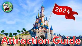 Disneyland Paris Park ATTRACTION GUIDE  2024  All Rides amp Shows  Paris FRANCE [upl. by Kayley424]