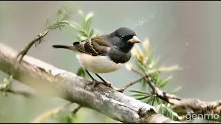 Canto do pássaro Junco hyemalis [upl. by Pufahl]