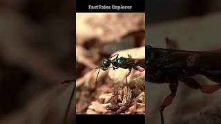 quotParasitic Wasps Terrifying EggLaying Secretquot facts shorts youtubeshorts ytshort [upl. by Kantor776]