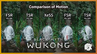 Black Myth Wukong  FSR vs TSR vs XeSS  Motion Comparison [upl. by Zachariah]