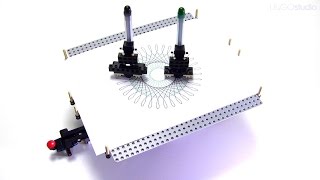 Spirograph Machine  LEGO MINDSTORMS NXT [upl. by Mcclish]