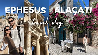 Weekend in İzmir Türkiye  Ephesus Ancient City amp Alaçatı Vlog 🇹🇷 [upl. by Haman]