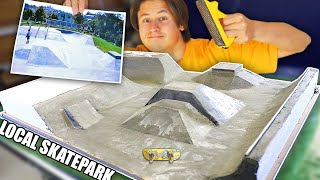 REMAKING MY LOCAL SKATEPARK FOR FINGERBOARDS Part 1 [upl. by Niessuh984]