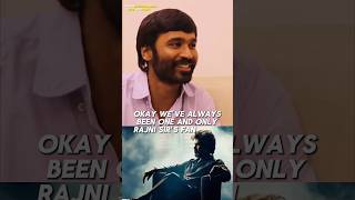 Dhanush ❤️ Favourite Actor In Tamil Industry  Dhanush About Rajnikanth  Interview [upl. by Eednyl]