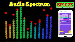 BT Control LED Music Spectrum Homemade audio meter using WS2812B LED strip amp SP107E LED controller [upl. by Anir]