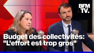 Budget des collectivités linterview de 2 maires en colère Grégory Doucet et Véronique Pouzadoux [upl. by Tildi]