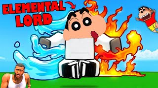 ROBLOX ELEMENTAL BATTLES with SHINCHAN and CHOP Part 2 [upl. by Eytteb]