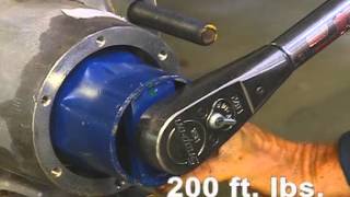 How to adjust the Wheel Bearing on a Trailer Axle [upl. by Ainafetse]