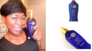 Its a 10 Miracle Shampoo Plus Keratin Sulfate free Review [upl. by Enyala]