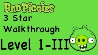 Bad Piggies  Bonus Level 1III 3 Star Walkthrough Ground Hog Day  WikiGameGuides [upl. by Kemppe734]