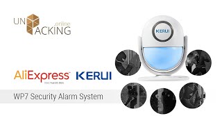 UnBoxing KERUI WP7 Security Alarm System [upl. by Tezil]