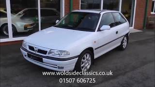 SOLD 1995 Vauxhall Astra Sport 18i 16v 3dr 8000 MILES For Sale in Louth Lincolnshire [upl. by Waal]