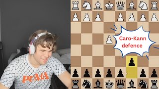 Magnus plays the CaroKann defence to beat GM [upl. by Gibert249]