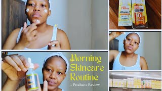 MORNING SKINCARE ROUTINE 2024 garnier darkspots serum HOW TO LAYER THE SKINCARE PRODUCTS [upl. by Ginevra]