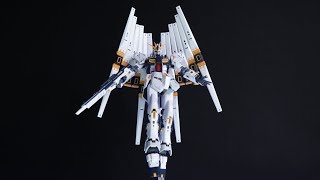 Like a Gundam Angel RG Nu Gundam Double Fin Funnel Review [upl. by Anauqes]