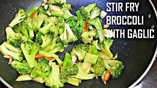 Broccoli With Garlic Easy amp Quick Recipe  Garlic Broccoli Recipe  Broccoli Recipes SpiceGhor [upl. by Daloris]