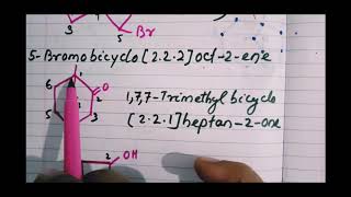 Nomenclature of Bicyclic compounds Examples Tushar Sirs Chemistry [upl. by Singleton]