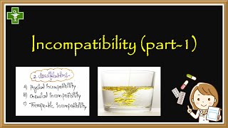 Pharmaceutical Incompatibility Part1 [upl. by Mallin]