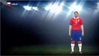 Camiseta de Chile PES 2016 TITULAR ALTERNA RUSIA 2018 [upl. by Safir]