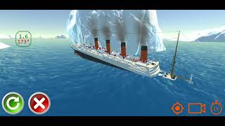 Aquitania sinking like the Titanic [upl. by Megan]