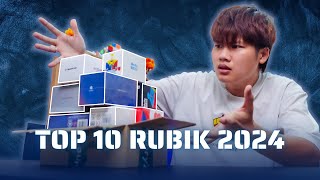 Top 10 Khối Rubik 3x3 Đáng Mua Đầu Năm 2024  RUBIK BMT [upl. by Navanod]