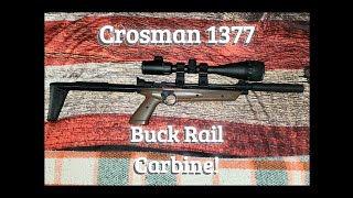 Crosman 1377 quotCarbinequot BuckRailAirguns [upl. by Handel]