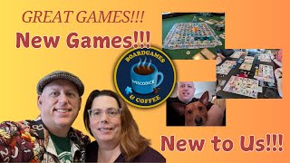 Great Games New To Us Board Games and Coffee 19 [upl. by Cupo]