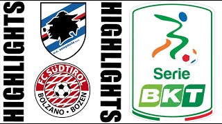 Sampdoria 10 Südtirol Highlights  LEGA B 202425 [upl. by Saalocin]