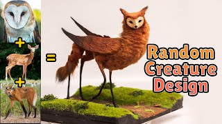 Random Creature Design 2 l Polymer Clay Art Doll DIY [upl. by Ainevuol]