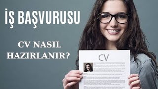 2 Dakikada İş Başvurusu İçin Cv Özgeçmiş Nasıl Hazırlanır [upl. by Pietrek]