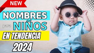 Nombres de Niños 2024 con Significado y Origen  Nombres para niños populares en el 2024 [upl. by Leelah158]